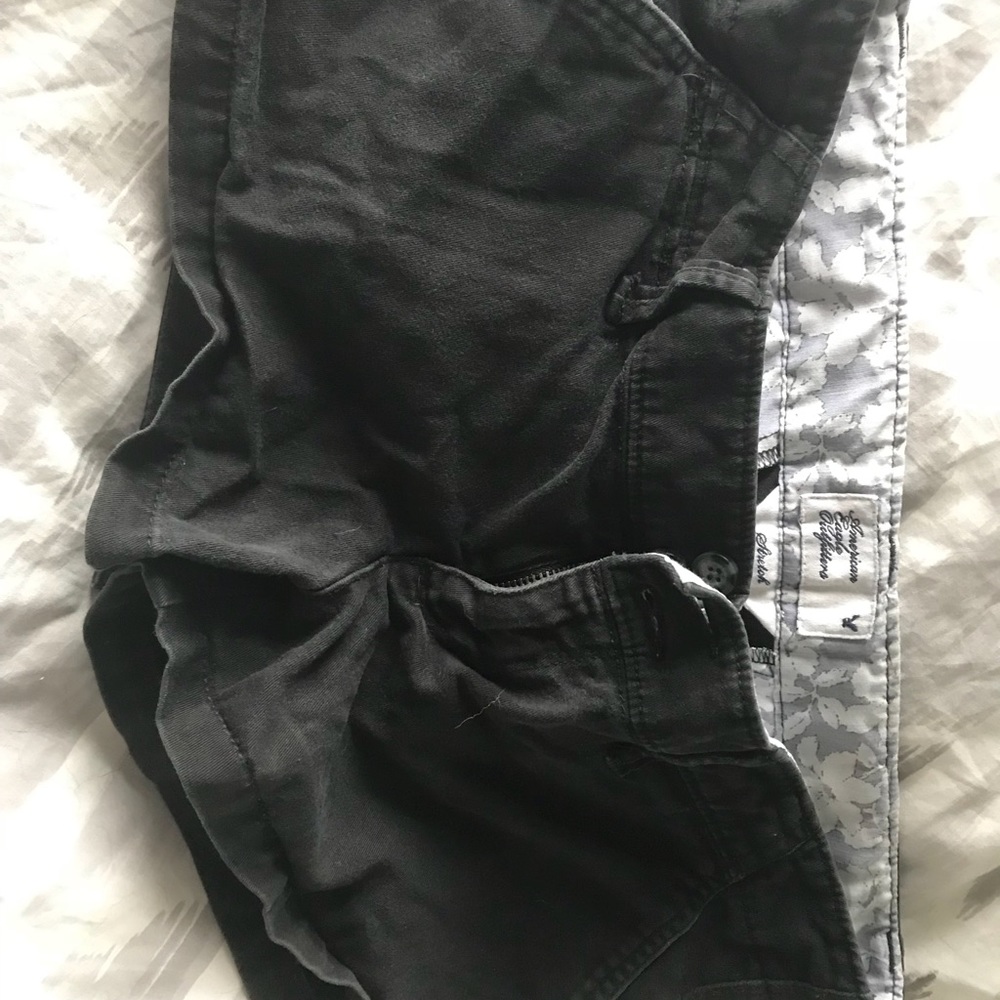 American eagle size 4 gently worn, black shorts